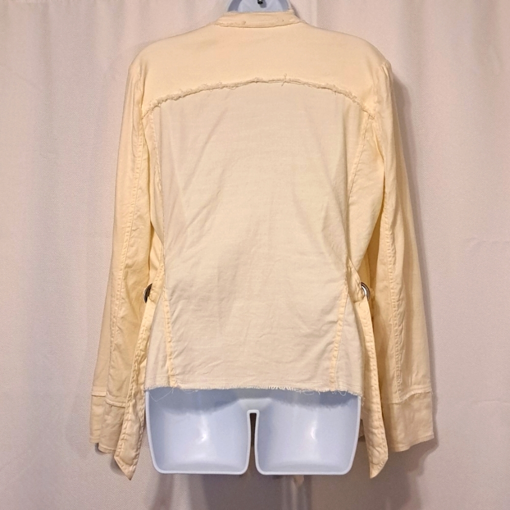 Free People linen blend jacket - Picture 4 of 8